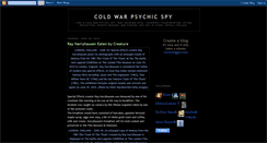 Desktop Screenshot of coldwarspy.blogspot.com