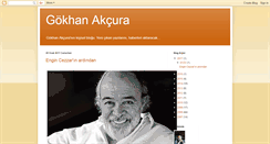 Desktop Screenshot of gokhanakcura.blogspot.com