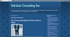 Desktop Screenshot of intrinsicconsultinginc.blogspot.com