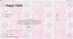 Desktop Screenshot of happi-nails.blogspot.com