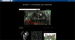 Desktop Screenshot of mitosyleyendasdehuacho.blogspot.com