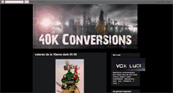 Desktop Screenshot of 40kconversion.blogspot.com