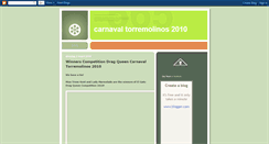 Desktop Screenshot of carnavaltorremolinos.blogspot.com