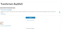 Tablet Screenshot of buyselltransformers.blogspot.com