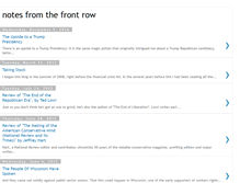 Tablet Screenshot of notesfromthefrontrow.blogspot.com