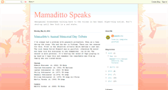 Desktop Screenshot of mamaditto.blogspot.com