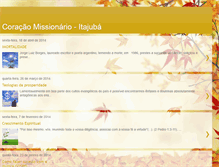 Tablet Screenshot of coracao-missionario.blogspot.com