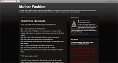 Desktop Screenshot of mulheresfashion.blogspot.com