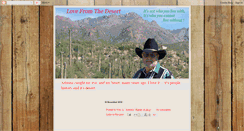 Desktop Screenshot of lovefromthedesert.blogspot.com