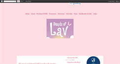 Desktop Screenshot of beads-of-lav.blogspot.com