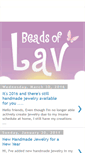 Mobile Screenshot of beads-of-lav.blogspot.com