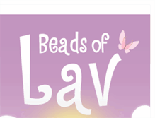 Tablet Screenshot of beads-of-lav.blogspot.com