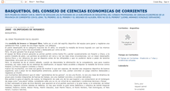 Desktop Screenshot of basquetcienciaseconomicascorrientes.blogspot.com