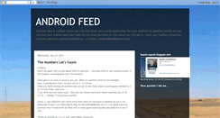 Desktop Screenshot of androidfeed.blogspot.com