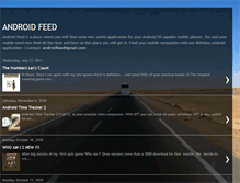 Tablet Screenshot of androidfeed.blogspot.com