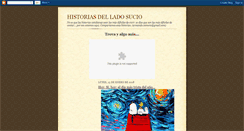 Desktop Screenshot of historias-del-lado-sucio.blogspot.com