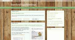 Desktop Screenshot of barekraftigarkitektur.blogspot.com