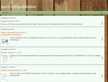 Tablet Screenshot of barekraftigarkitektur.blogspot.com