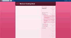 Desktop Screenshot of mexican-cooking-book.blogspot.com