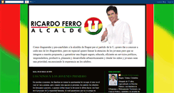 Desktop Screenshot of jovenesconricardoferroalcalde.blogspot.com