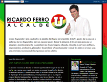 Tablet Screenshot of jovenesconricardoferroalcalde.blogspot.com