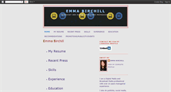 Desktop Screenshot of emmabirchill.blogspot.com