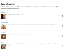 Tablet Screenshot of fashionagnes.blogspot.com