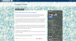 Desktop Screenshot of couponkate.blogspot.com