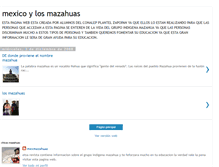 Tablet Screenshot of mexmazahuas.blogspot.com