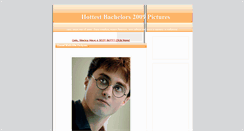 Desktop Screenshot of hottest-bachelors.blogspot.com