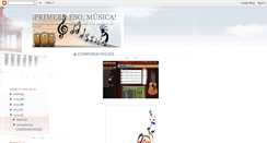 Desktop Screenshot of primeroesomusica.blogspot.com