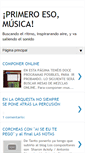 Mobile Screenshot of primeroesomusica.blogspot.com