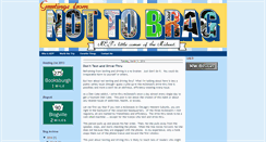 Desktop Screenshot of nottobrag.blogspot.com