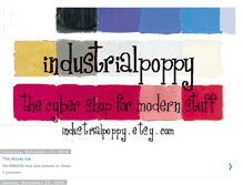 Tablet Screenshot of industrialpoppy.blogspot.com