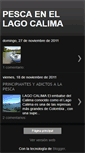 Mobile Screenshot of pescaenlagocalima.blogspot.com