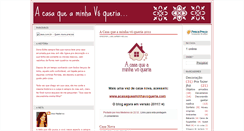 Desktop Screenshot of acasaqueaminhavoqueria.blogspot.com