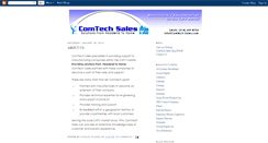 Desktop Screenshot of comtechsales.blogspot.com