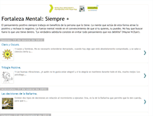 Tablet Screenshot of fortalezamentalsiemprepositivo.blogspot.com