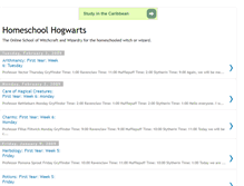 Tablet Screenshot of homeschoolhogwarts.blogspot.com