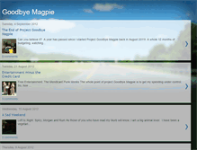 Tablet Screenshot of goodbye-magpie.blogspot.com