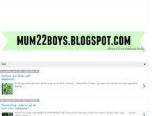 Tablet Screenshot of mum22boys.blogspot.com