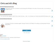 Tablet Screenshot of chrisandalisblog.blogspot.com