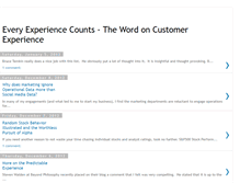 Tablet Screenshot of everyexperiencecounts.blogspot.com