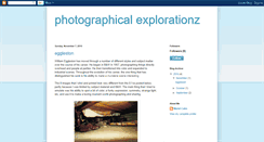 Desktop Screenshot of photographicalexplorationz.blogspot.com