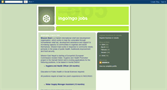 Desktop Screenshot of ingojobs.blogspot.com