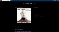 Desktop Screenshot of marlonbolton.blogspot.com