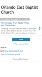 Mobile Screenshot of orlandoeastbaptistchurch.blogspot.com