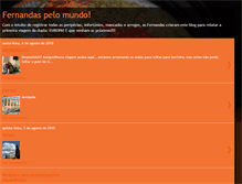 Tablet Screenshot of fernandaspelomundo.blogspot.com