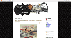 Desktop Screenshot of fashionmefrench.blogspot.com