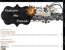 Tablet Screenshot of fashionmefrench.blogspot.com